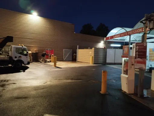 Eclairage zone lavage