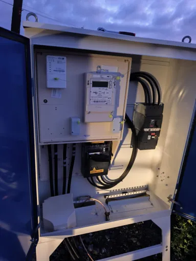 Installation Armoire Tarif Jaune sur site Usine, Pau, TERRELEC64