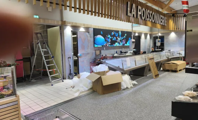 Rénovation d'Intermarché de Cadaujac, Pau, TERRELEC64