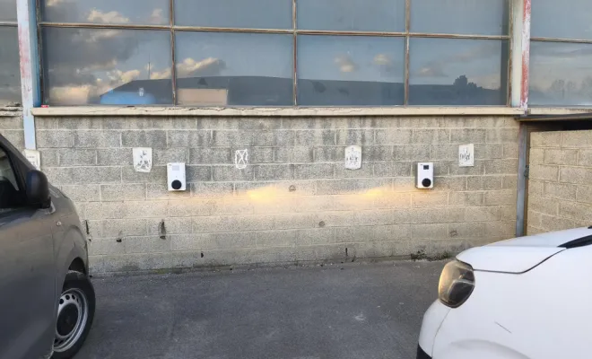 Pose de borne Usine à Béton par Terrelec64