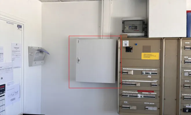 Mise en conformité du Tableau électrique au bureau Castorama Colmar